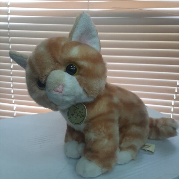 Miyoni Tots by Aurora Plush Striped Tabby Kitten Cat Stuffed Animal Soft Toy - Picture 2 of 4